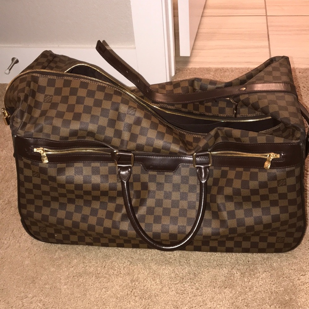 Louis Vuitton soft sided rolling luggage